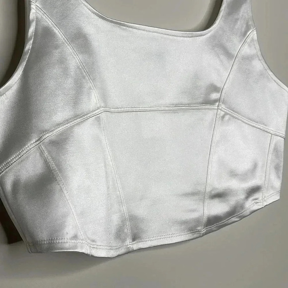 H&M corset bustier satin top - Picture 5 of 7